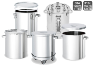 ステンレス容器　stainless steel canister　SUS304 SUS316L　4301-304-00-I　S30400　1.4301