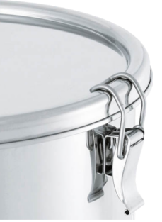 クリップ密閉 stainless steel 316L 304 ステンレス容器
